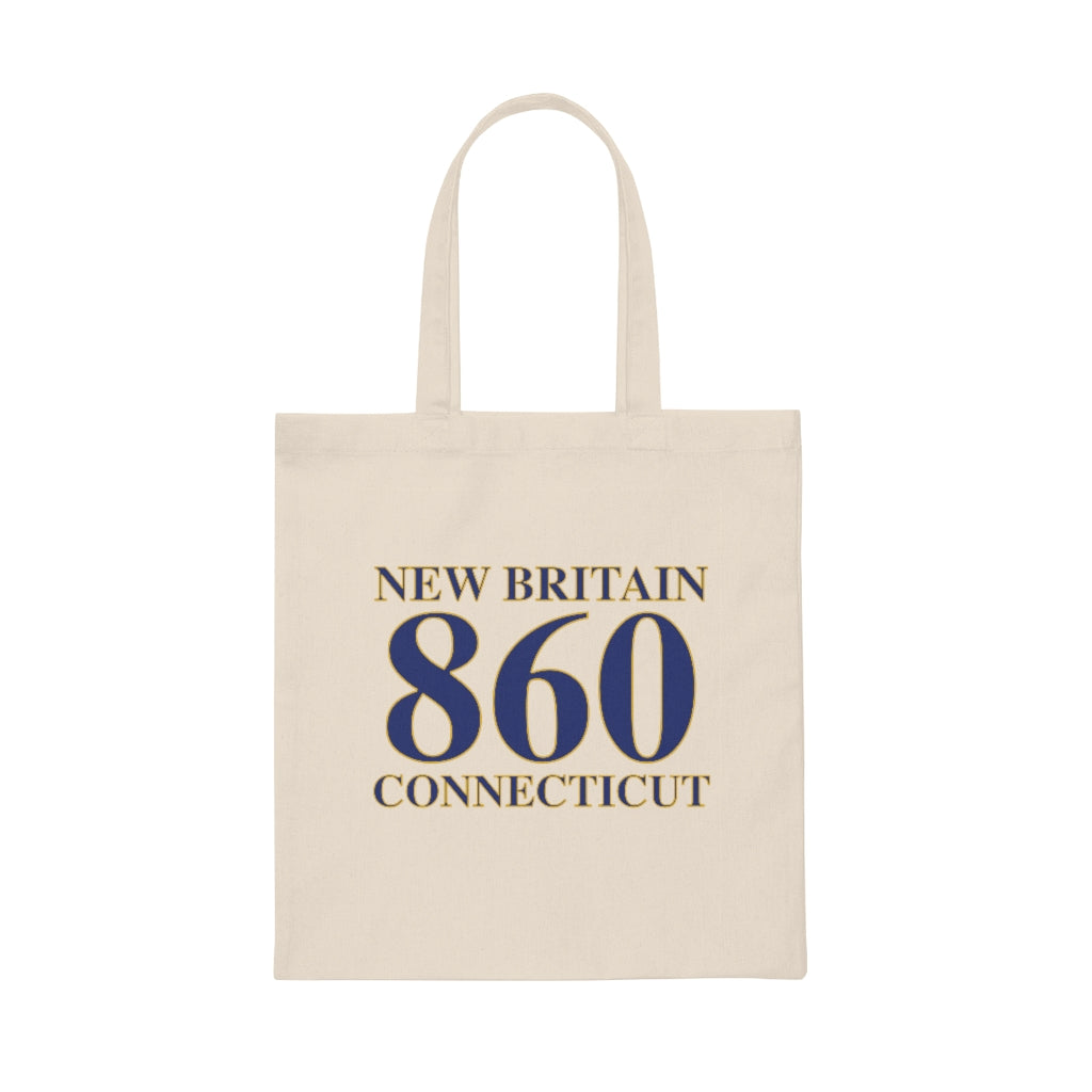 New Britain 860 Connecticut tote bag // finding connecticut