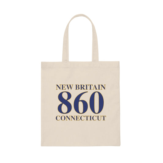 New Britain  860 Connecticut tote bag // finding connecticut