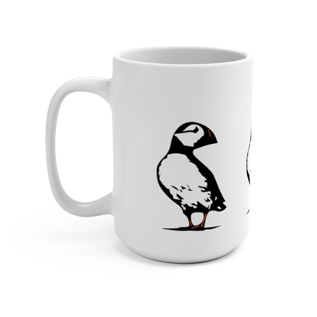 Puffin mug
Puffin Looking Back. Do you love Atlantic Puffin’s? We have plenty Puffin products including tee shirts, sweatshirts, mugs, greeting cards, home decor, and more! Free USA shipping on all products.