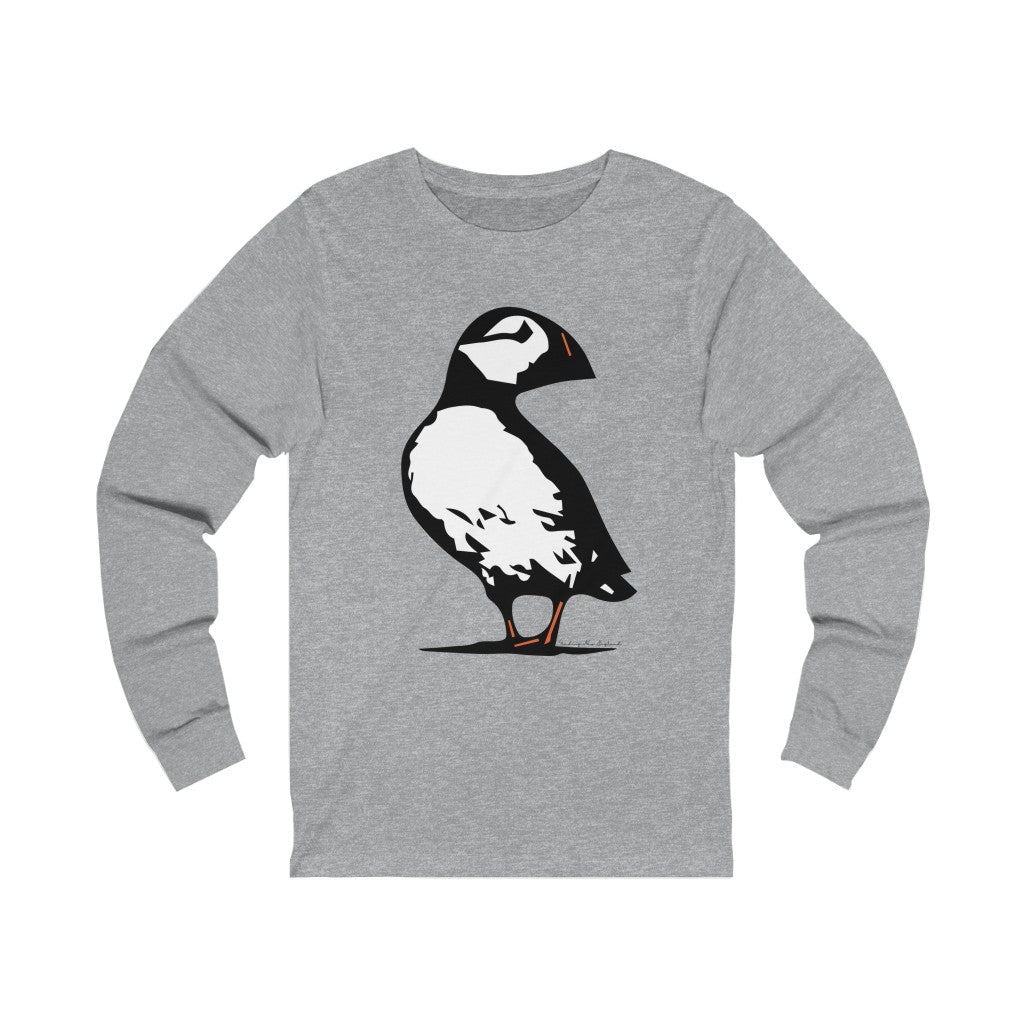 Puffin unisex long sleeve t shirt
Puffin Looking Back. Do you love Atlantic Puffin’s? We have plenty Puffin products including tee shirts, sweatshirts, mugs, greeting cards, home decor, and more! Free USA shipping on all products.