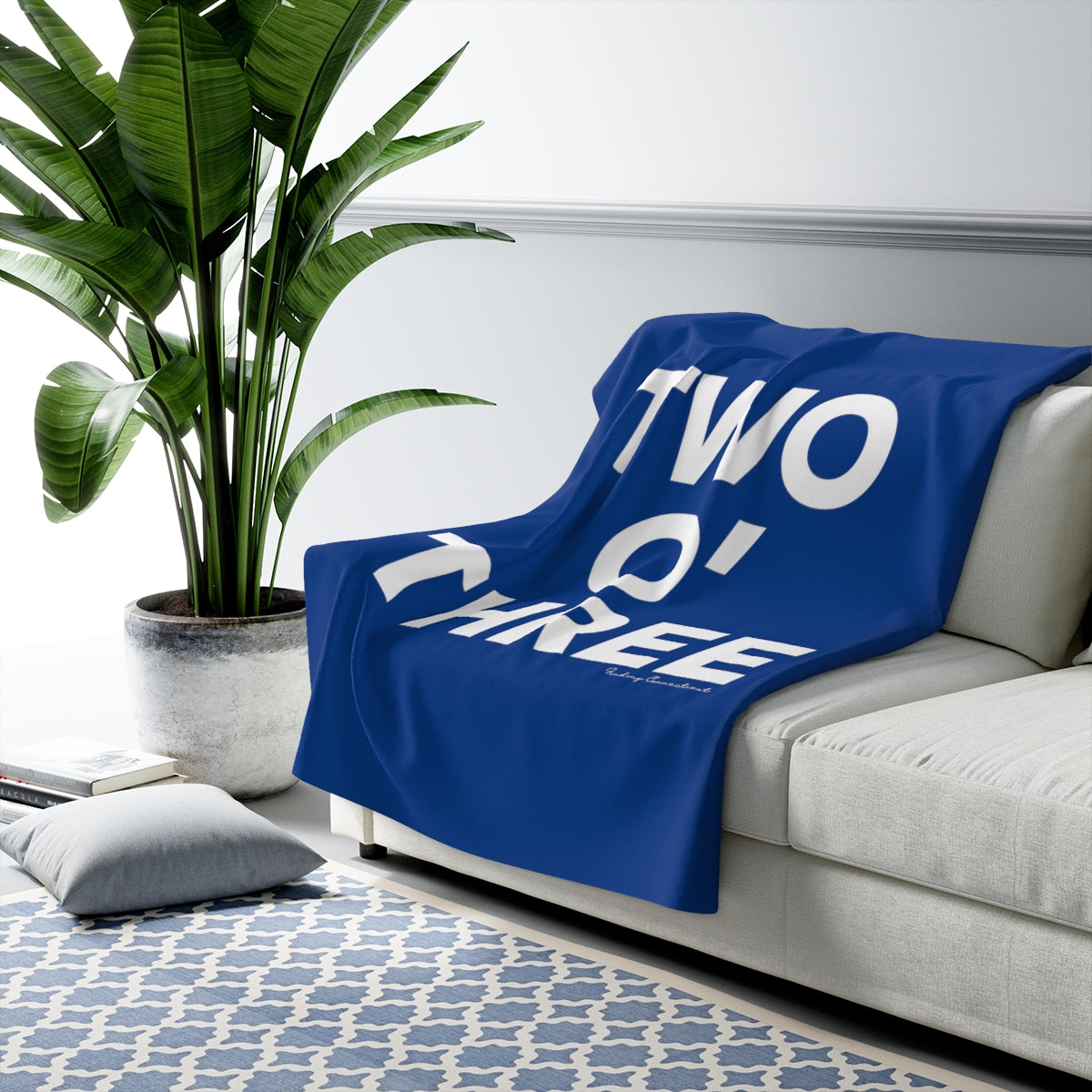 Two oh three / Two O' three / 203 fleece blanket // Connecticut by finding Connecticut
