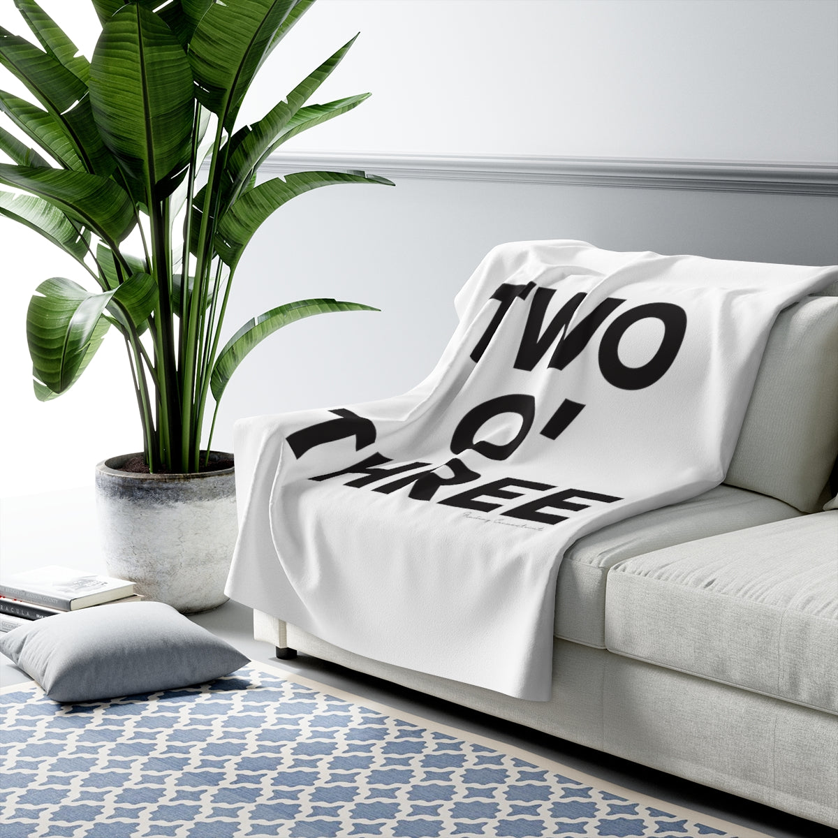 Two oh three / Two O' three / 203 fleece blanket // Connecticut by finding Connecticut