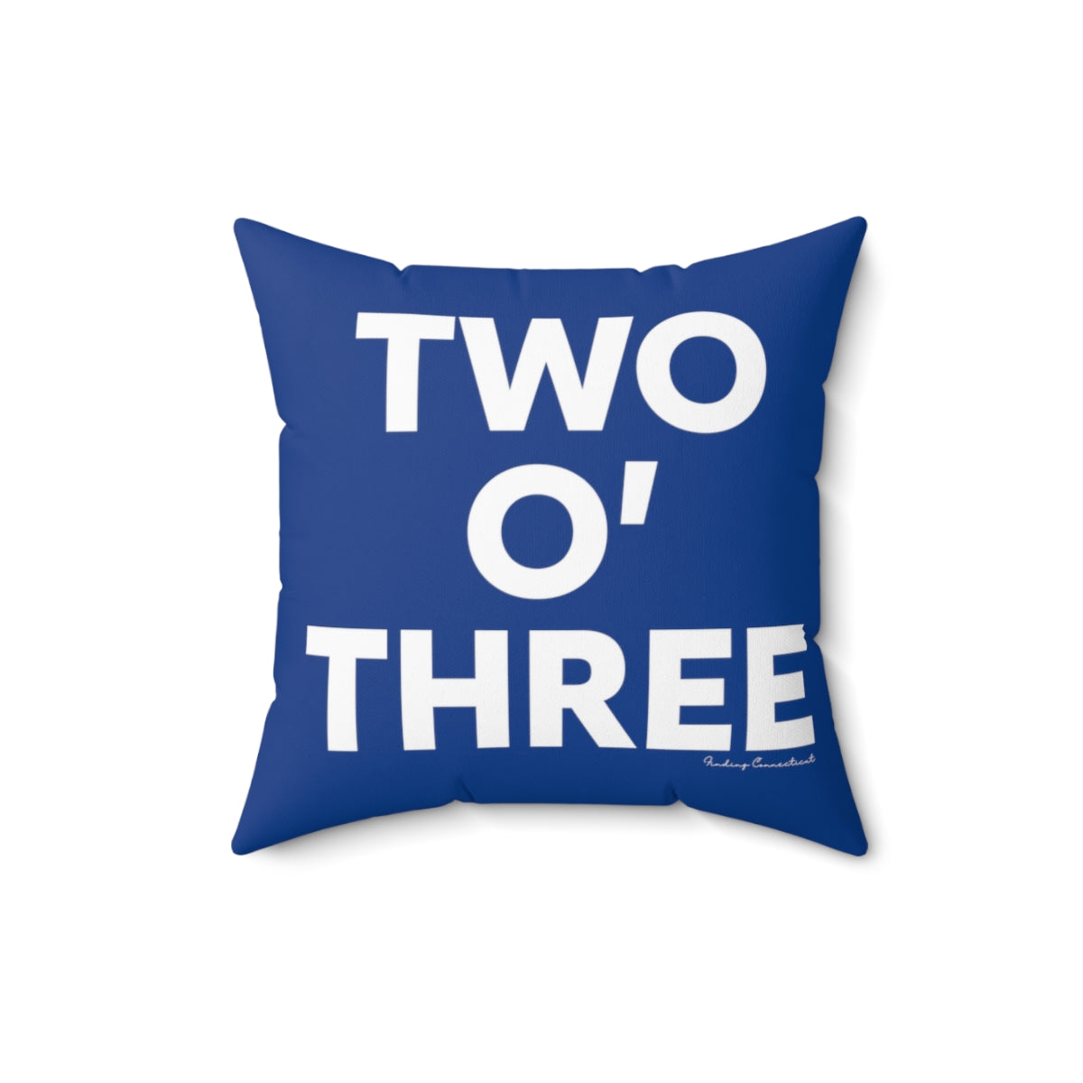 Two oh three / Two O' three / 203 pillow // Connecticut by finding Connecticut