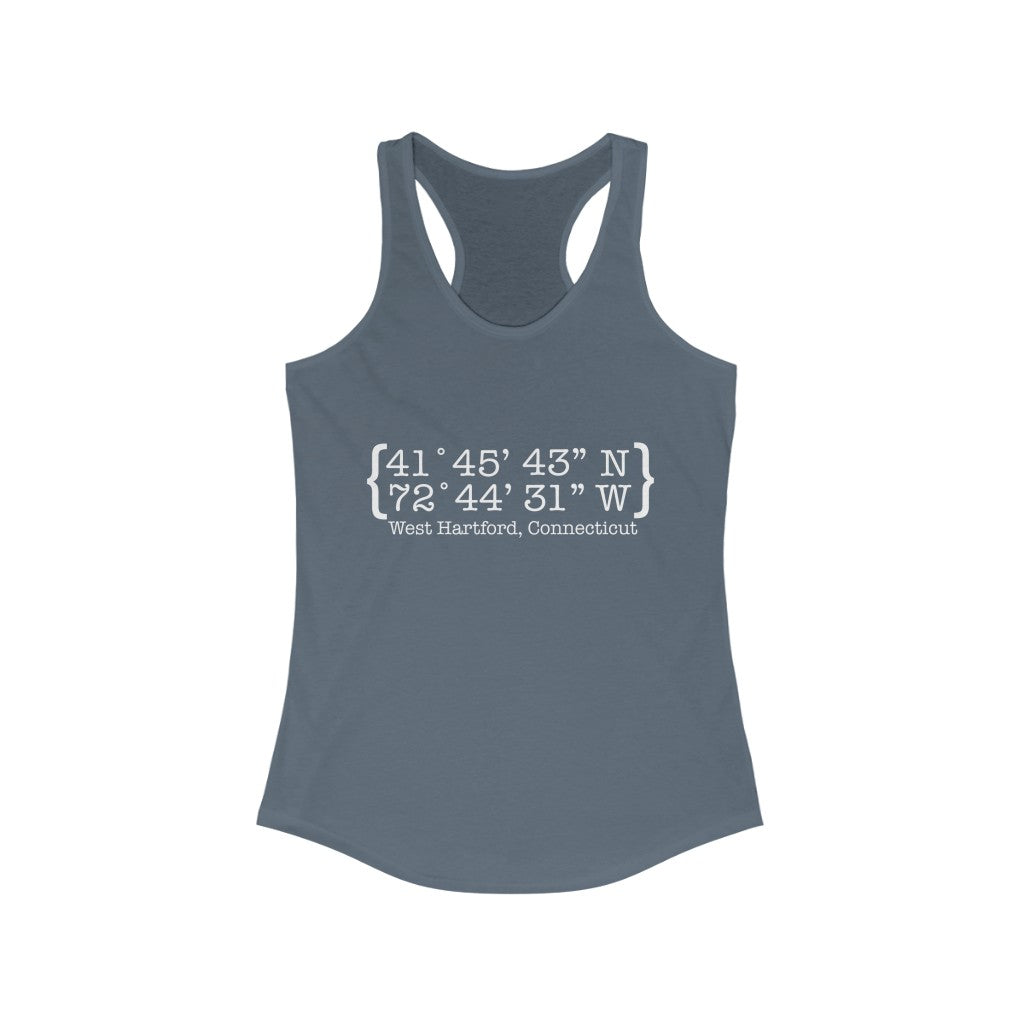 West Hartford Coordinates tank tops. West Hartford Connecticut tee shirts, hoodies sweatshirts, mugs, other apparel, home gifts, and souvenirs. Proceeds of this collection go to help Finding Connecticut’s brand. Free USA shipping.
West Hartford Coordinates // West hartford ct tank top shirts // finding connecticut