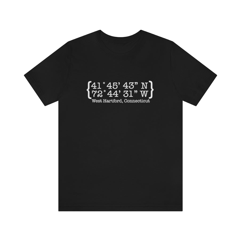 West hartford ct shirt
West Hartford Coordinates, West hartord ct t shirts // finding connecticut