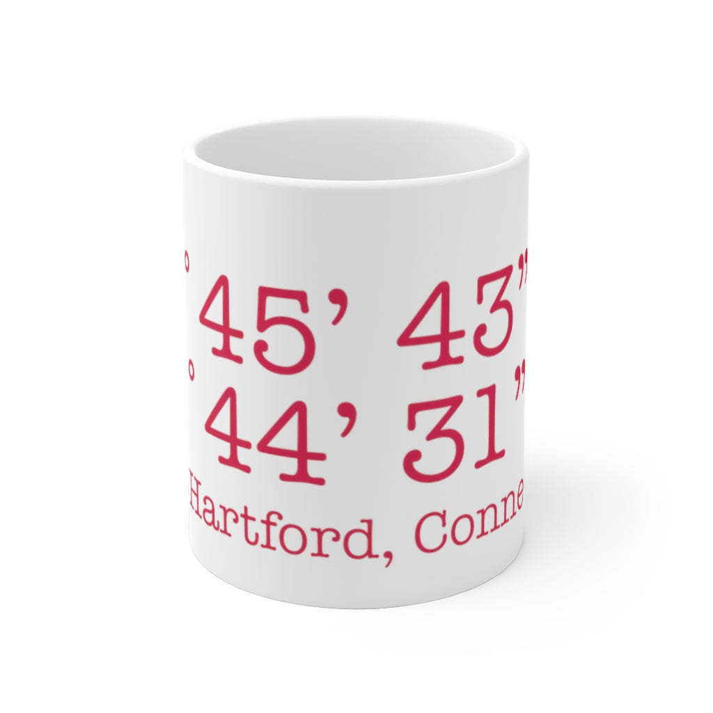 West Hartford Coordinates mugs. West Hartford Connecticut tee shirts, hoodies sweatshirts, mugs, other apparel, home gifts, and souvenirs. Proceeds of this collection go to help Finding Connecticut’s brand. Free USA shipping.
West Hartford Coordinates // west hartford connecticut mugs // finding connecticut