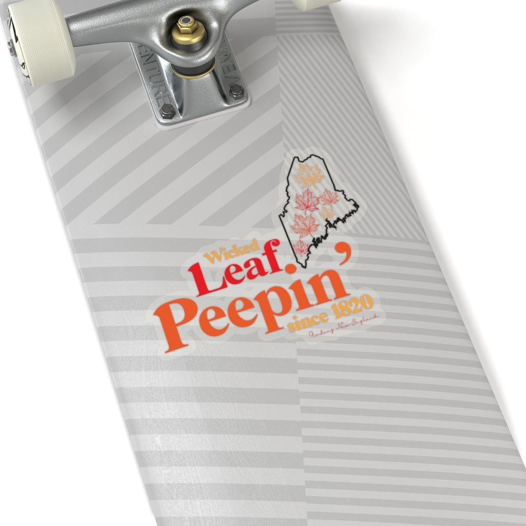Wicked Leaf Peeper If you ask a local about leaf peeping, they would most likely say “Leaf peeping is wicked cool!” This collection brings out the uniqueness of fall in Maine. Free USA shipping on all items