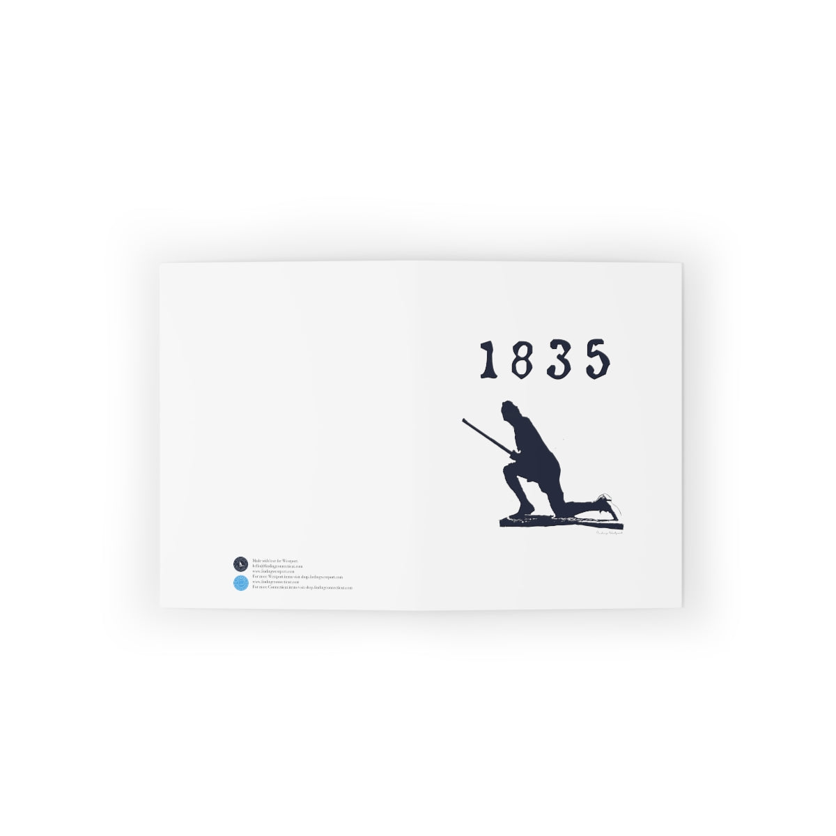 1835 Westport - Large Minuteman Greeting Cards (8, 16, and 24 pcs)