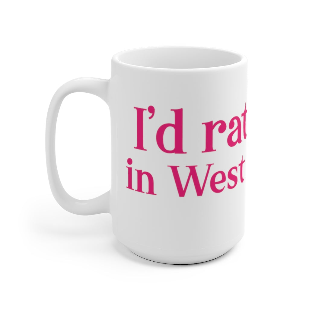 I’d rather be in West Hartford mugs. West Hartford Connecticut tee shirts, hoodies sweatshirts, mugs, and other apparel, home gifts, and souvenirs. Proceeds of this collection go to help Finding Connecticut’s brand. Free USA shipping.