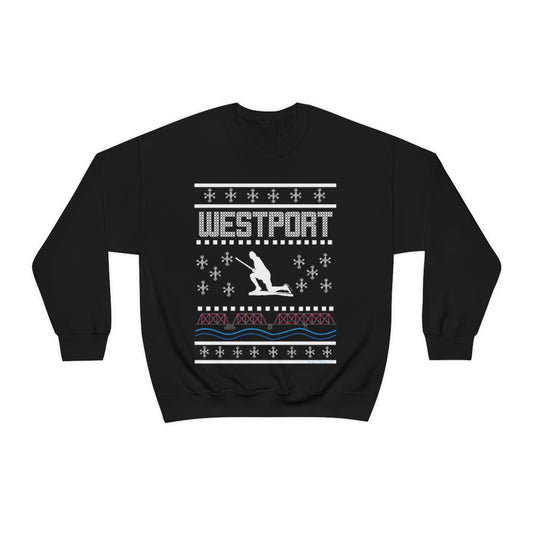 wesptort ct / connecticut ugly christmas sweater unisex sweatshirt