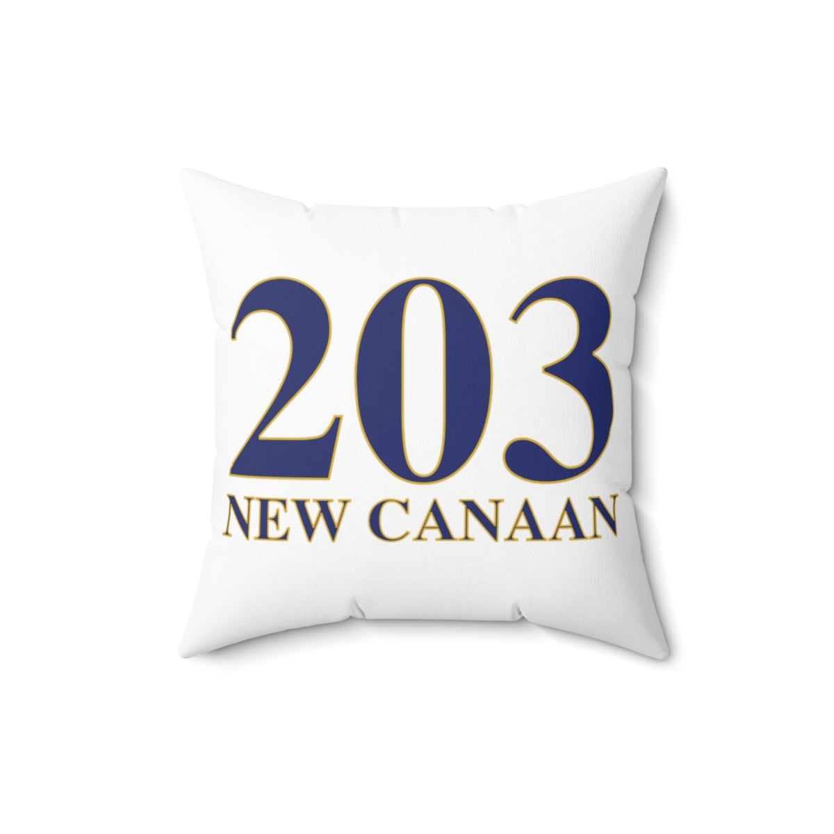 New Canaan 203 Connecticut Sherpa Fleece Blanket The 203 New Canaan Collection. Show off New Canaan and Connecticut at the same time. Colors were inspired by the Connecticut state flag. Proceeds help build Finding New Canaan and Finding Connecticut's brand.