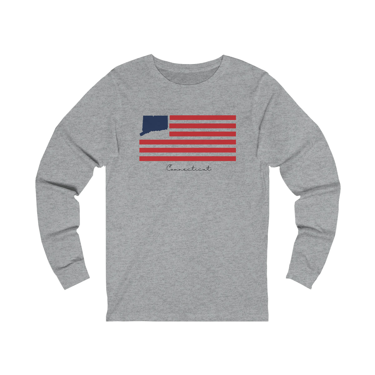 ct / connecticut unisex long sleeve tee shirt