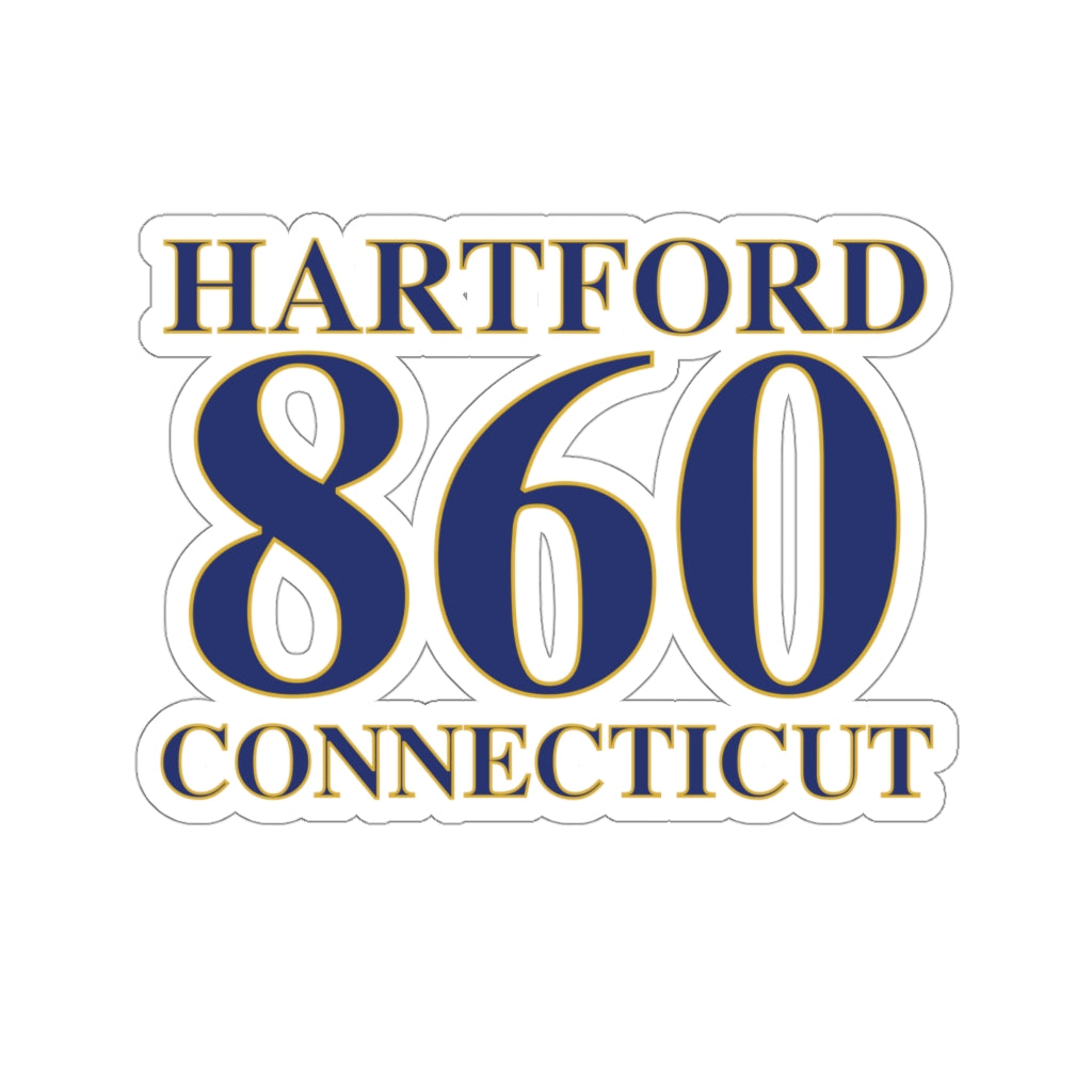Hartford 860 Connecticut Kiss-Cut Stickers 860 Hartford Collection. Inspired by the Connecticut flag and the 860! Show off for your pride for Connecticut and Hartford! Proceeds of this collection go to help build Finding Connecticut’s website and brand. • Free USA shipping Click here to go to our home page