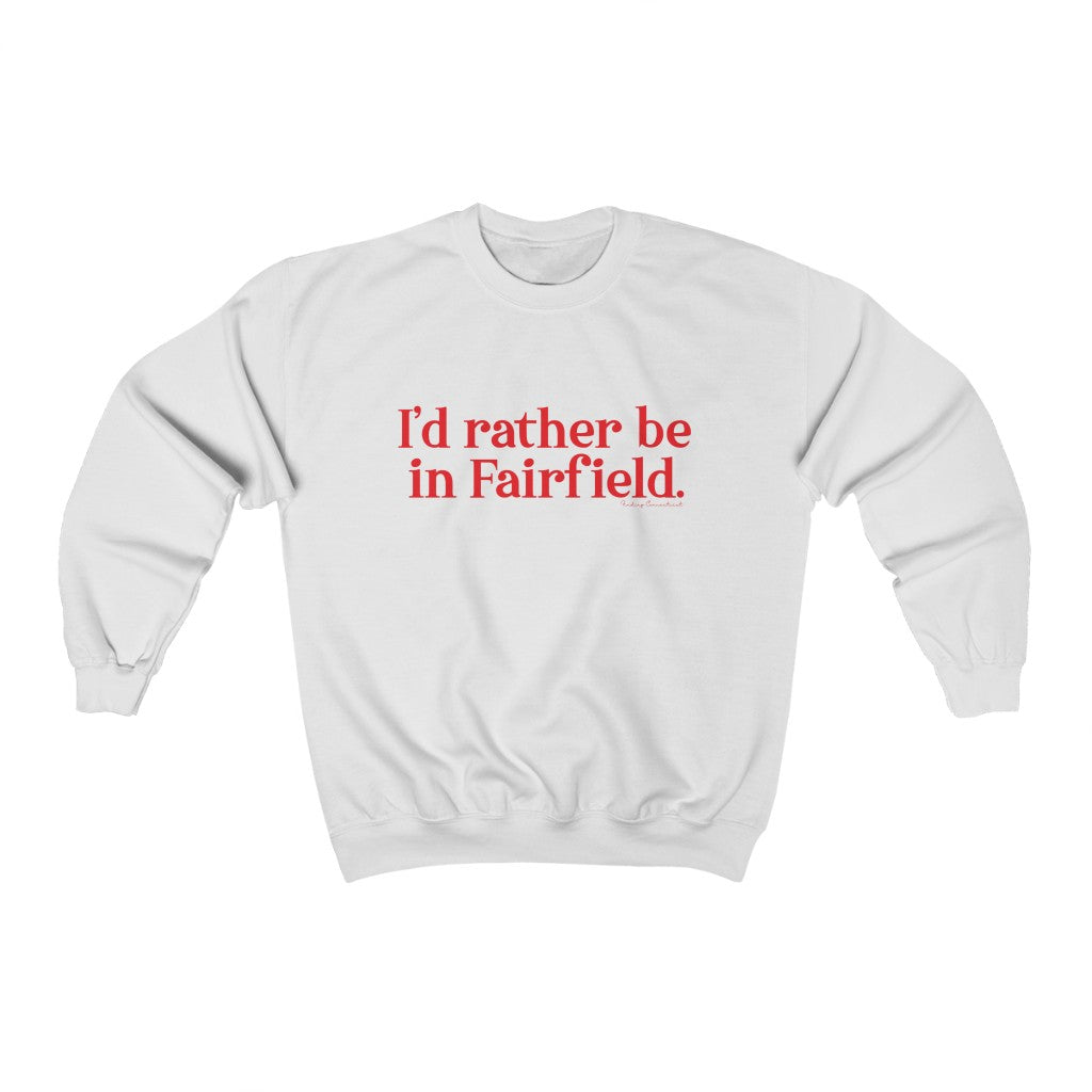 I'd rather be in Fairfield travel mug, hoodies, sweatshirts, shirts, home gifts and apparel. Unless noted proceeds go to help grow Finding Fairfield and Finding Connecticut's brand. Free shipping on all products.