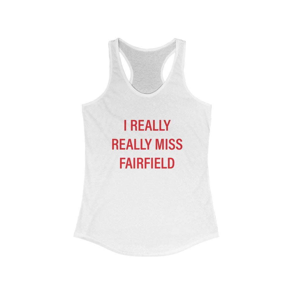 fairfield ct / connecticut womens tank top shirt