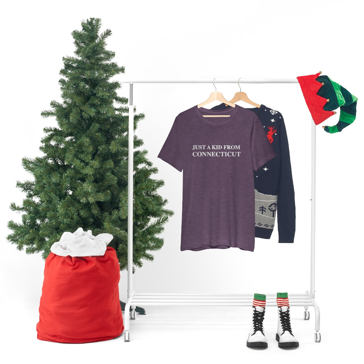 Just a kid from Connecticut Unisex Jersey Short Sleeve Tee