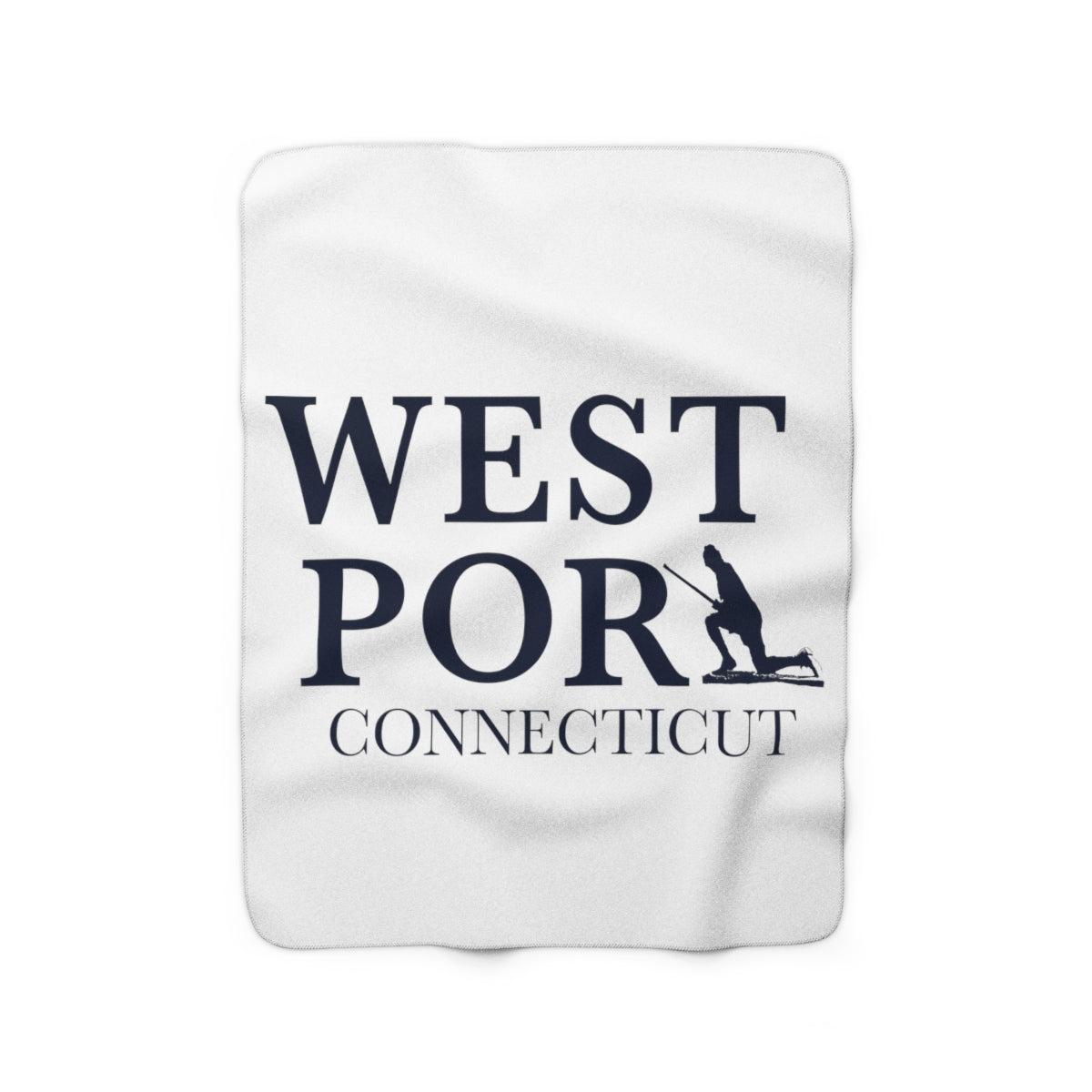 Westport Connecticut  Sherpa Fleece Blanket