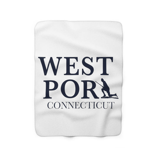 Westport Connecticut  Sherpa Fleece Blanket