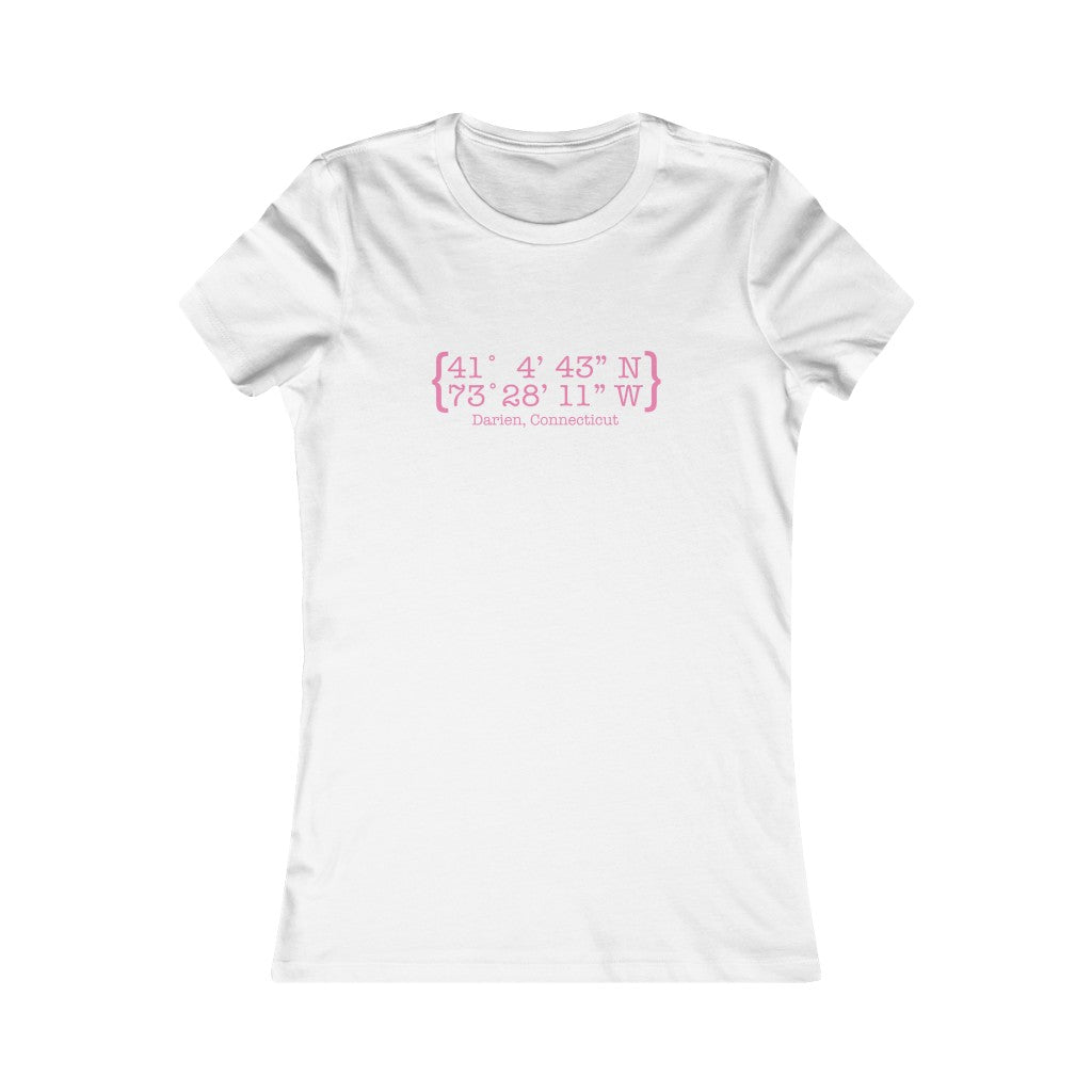 darien ct / connectiut womens tee shirt