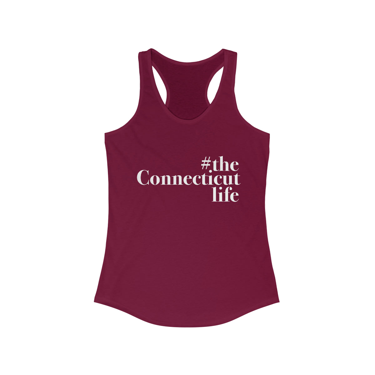 ct / connecticut womens tank top shirt