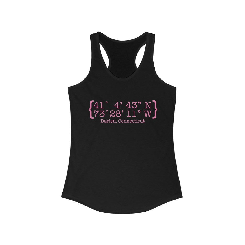 darien ct / connecticut womens tank top shirt