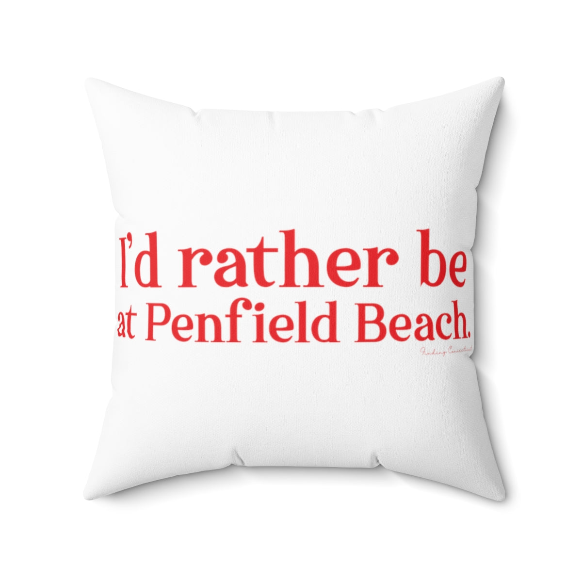 penfield beach fairfield ct / connecticut pillow