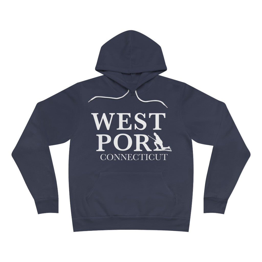 Westport Connecticut Unisex Sponge Fleece Pullover Hoodie