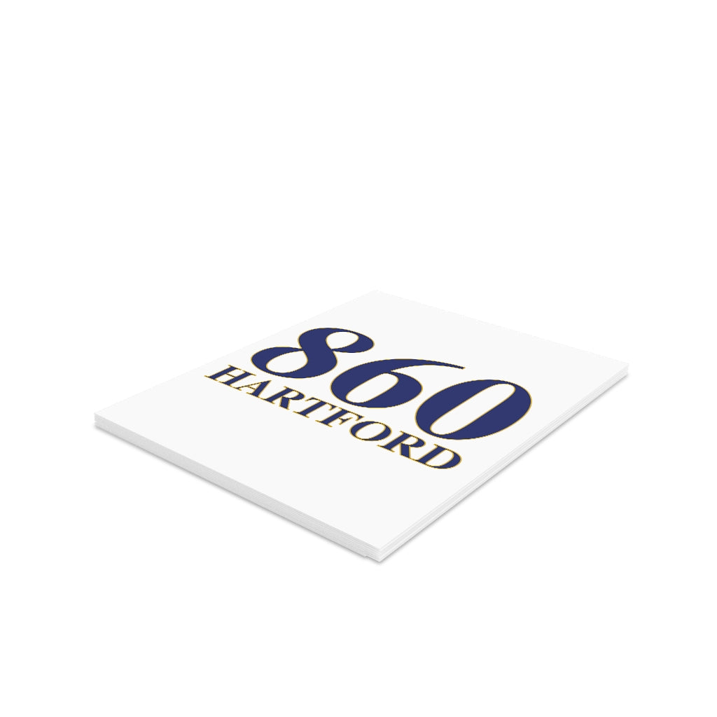 860 Hartford Greeting Cards 860 Hartford Collection. Inspired by the Connecticut flag and the 860! Show off for your pride for Connecticut and Hartford! Proceeds of this collection go to help build Finding Connecticut’s website and brand. • Free USA shipping Click here to go to our home page
