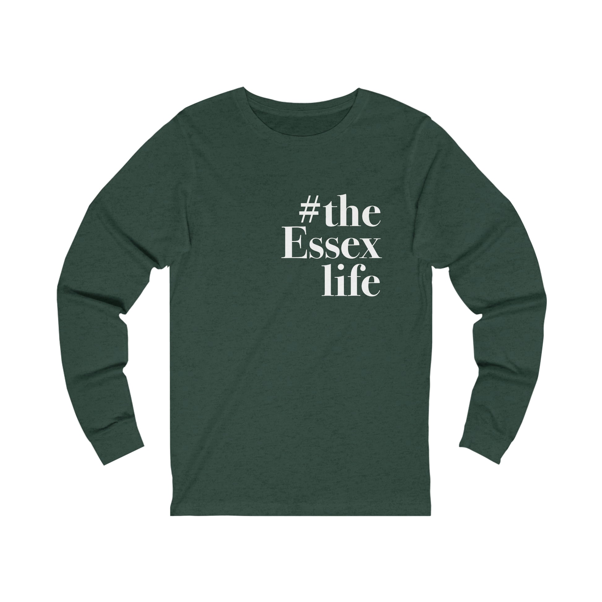 essex ct long sleeve tee shirt, #theessexlife, essex connecticut shirts gifts and apparel