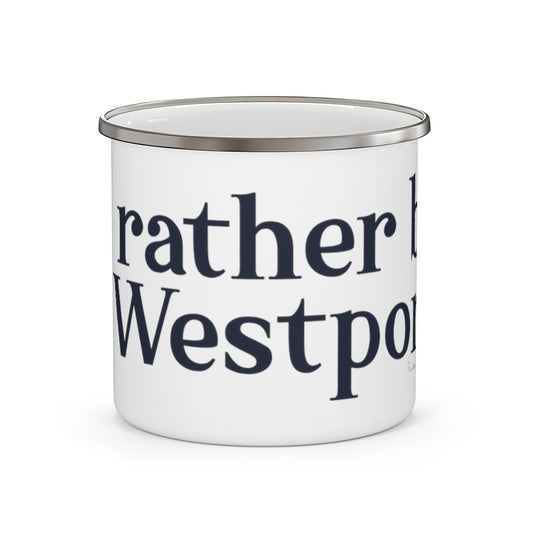 westport ct / connecticut camping mug