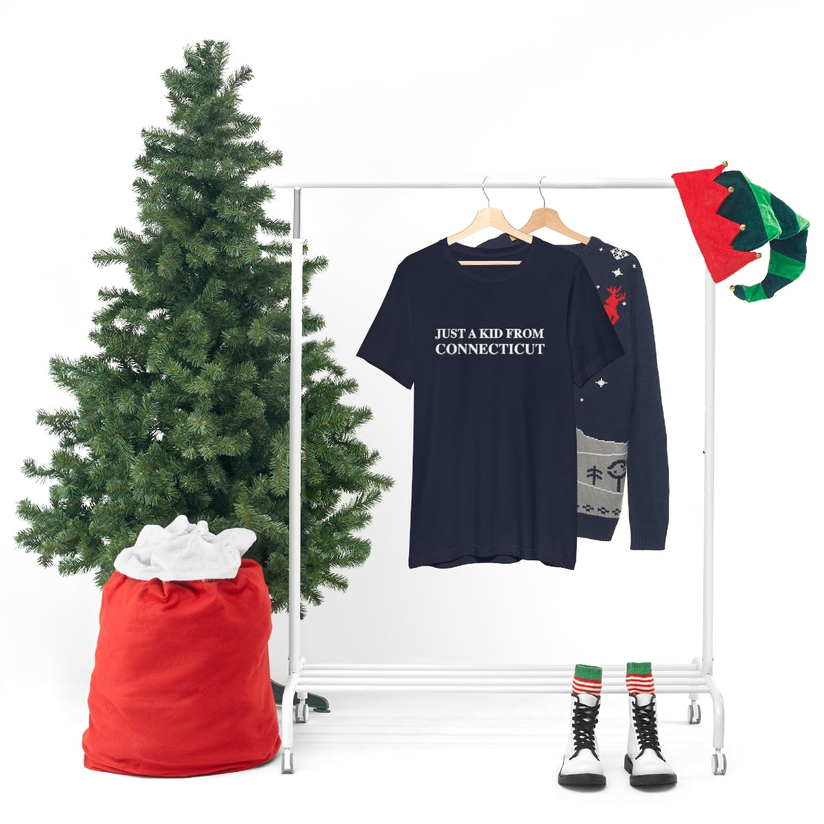 Just a kid from Connecticut Unisex Jersey Short Sleeve Tee