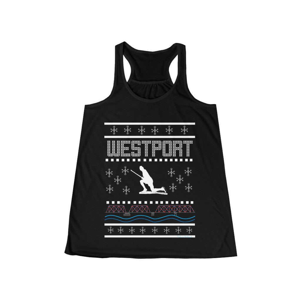 westport ct / connecticut ugly holiday sweater tank top shirt