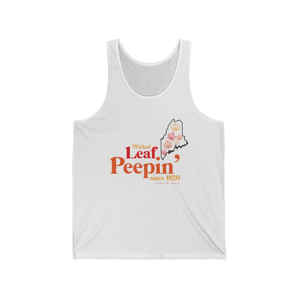Wicked Leaf Peeper If you ask a local about leaf peeping, they would most likely say “Leaf peeping is wicked cool!” This collection brings out the uniqueness of fall in Maine. Free USA shipping on all items