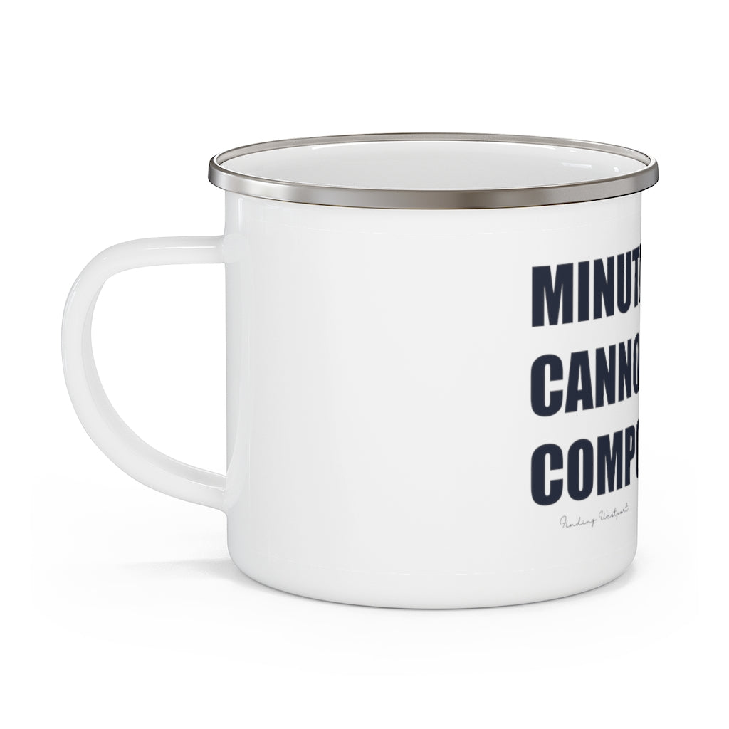 Minuteman. Cannons. Compo Beach Road. Enamel Camping Mug How do you say Westport without saying Westport? Westport, Connecticut is filled with unique aspects. Each providing different elements that make up the town from historic to modern traditions. Minuteman. Cannons. Compo Beach Road. You know its Westport. Proceeds of this collection goes to help build Finding Westport and Finding Connecticut's brands.