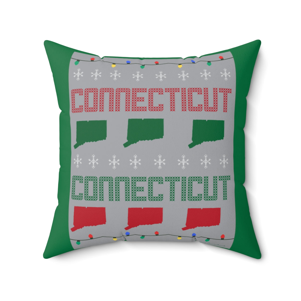 Connecticut ugly christmas sweater