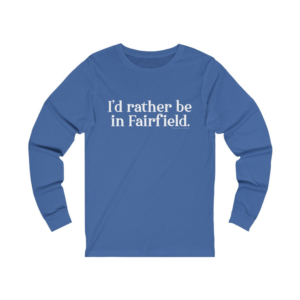 I'd rather be in Fairfield travel mug, hoodies, sweatshirts, shirts, home gifts and apparel. Unless noted proceeds go to help grow Finding Fairfield and Finding Connecticut's brand. Free shipping on all products.