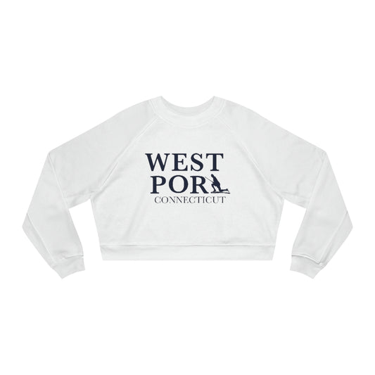 Westport Connecticut  Women's Cropped Fleece Pullover