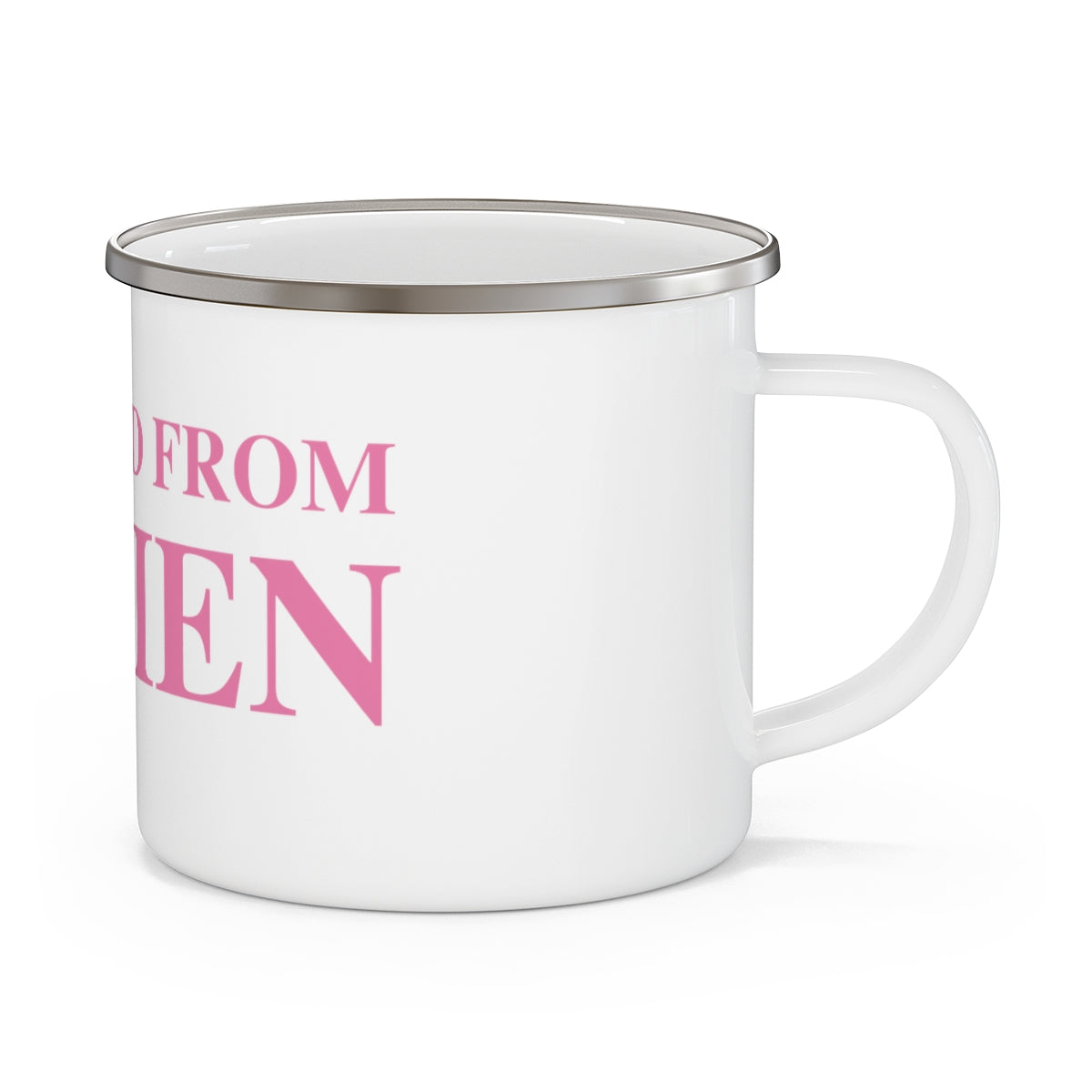just a kid from darien camping mug