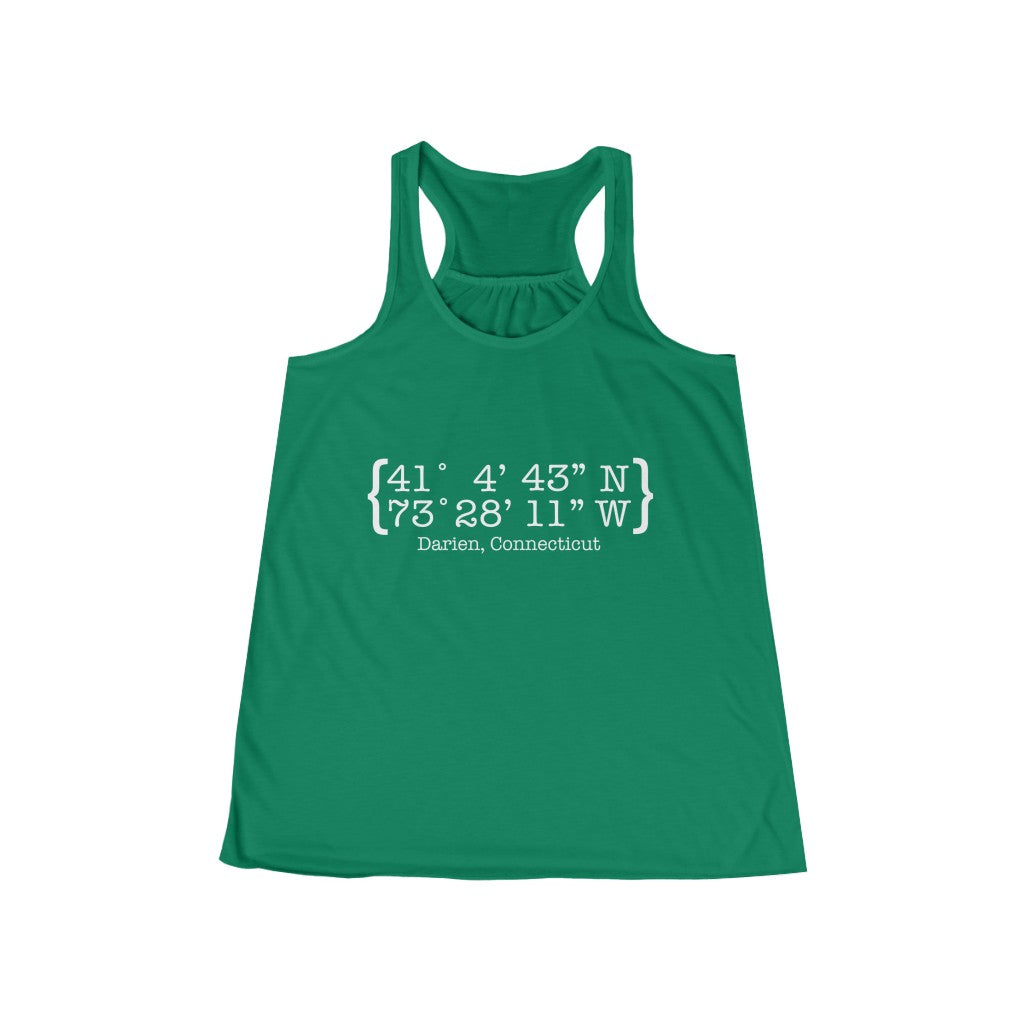 darien ct / connecticut womens tank top shirt