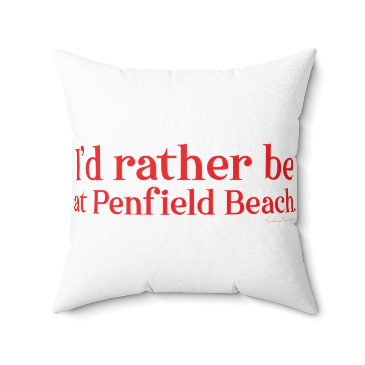 Penfield beach fairfield ct / connecticut pillow