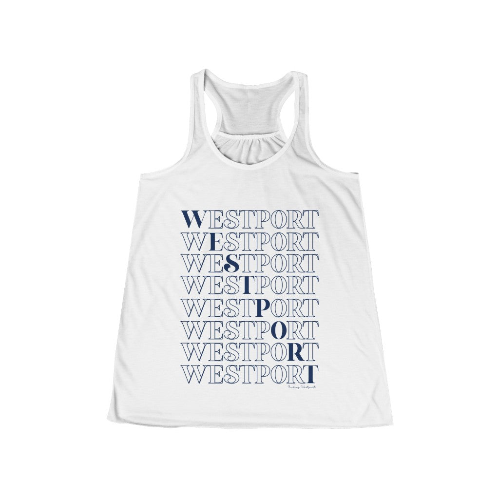 Westport on repeat tank top