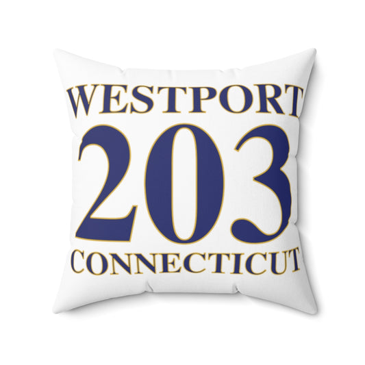 Westport 203 Connecticut Spun Polyester Square Pillow