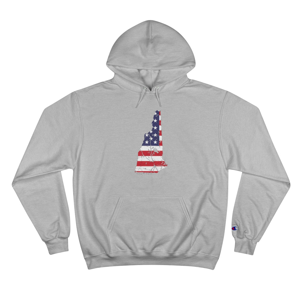 New Hampshire American flag hoodie, tee shirts, shirts, apparel, sweatshirts, mugs and gifts. Proceeds go to help build Finding Connecticut and the Finding New England Brand • New Hampshire apparel