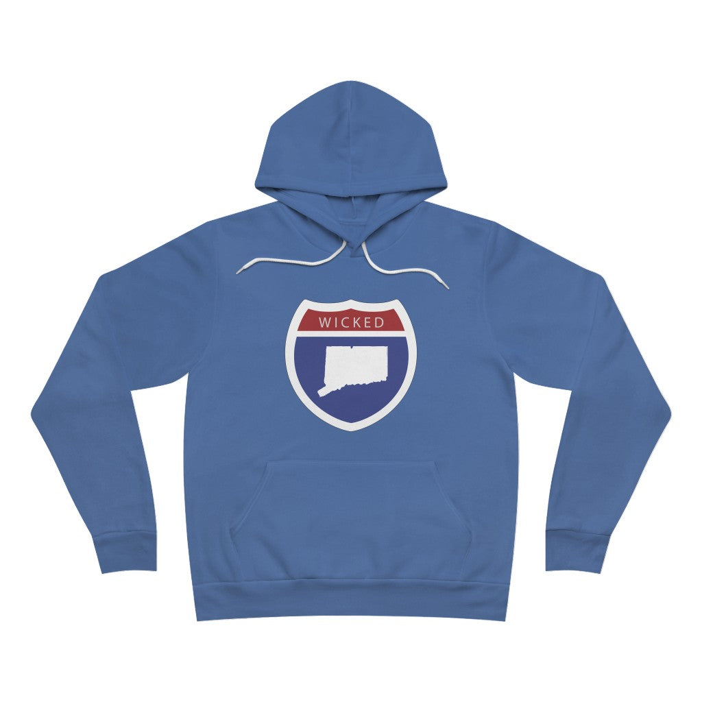 Wicked Connecticut Interstate Unisex Sponge Fleece Pullover Hoodie