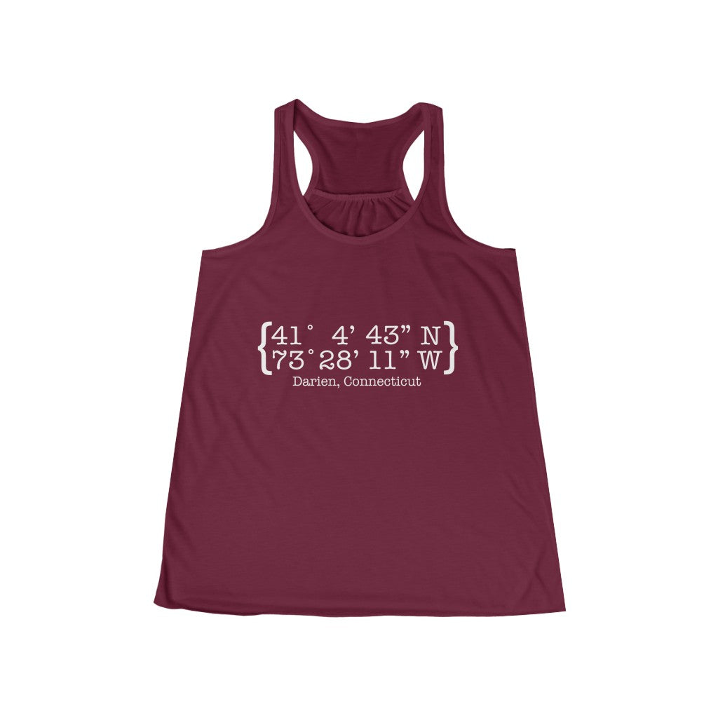 darien ct / connecticut womens tank top shirt