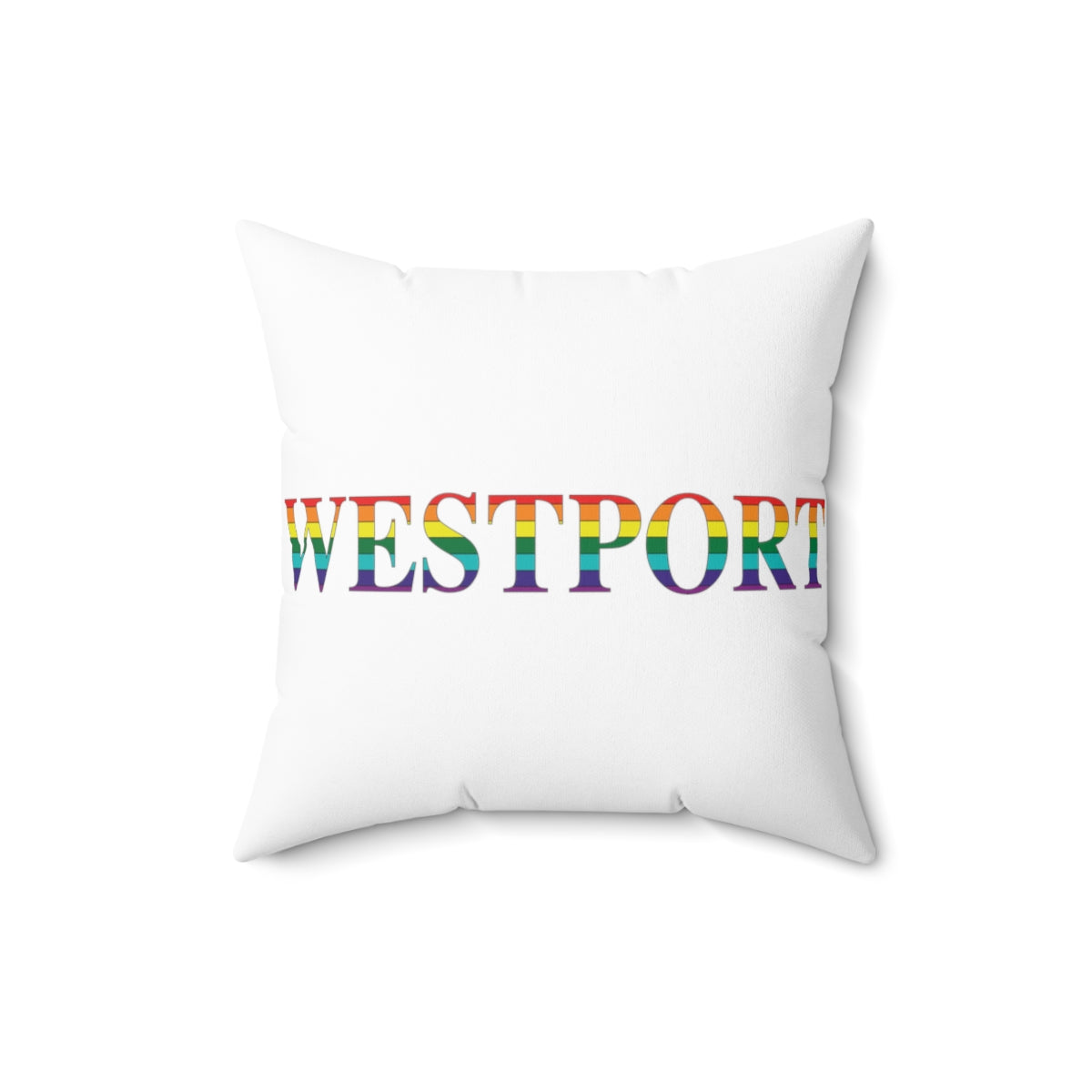 Westport Rainbow Spun Polyester Square Pillow