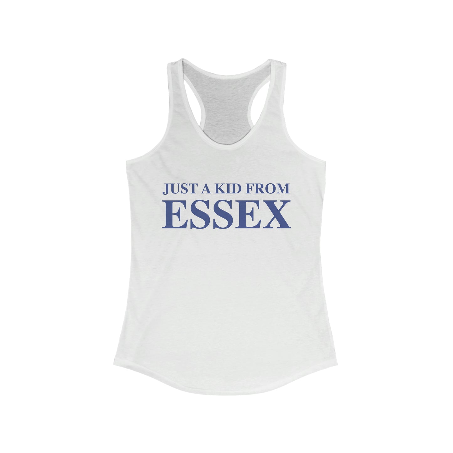 Just a kid from essex tank top shirt, essex connecticut