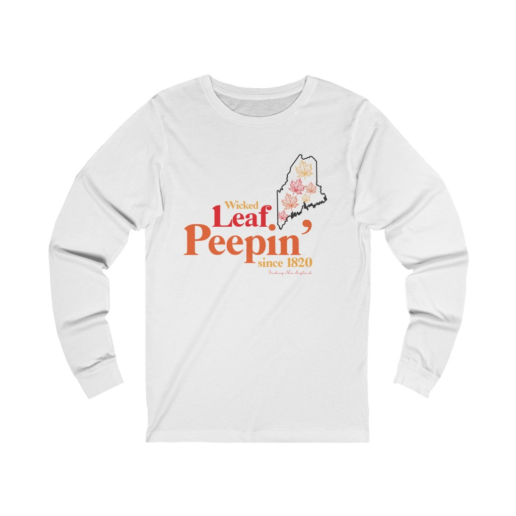 Wicked Leaf Peeper If you ask a local about leaf peeping, they would most likely say “Leaf peeping is wicked cool!” This collection brings out the uniqueness of fall in Maine. Free USA shipping on all items