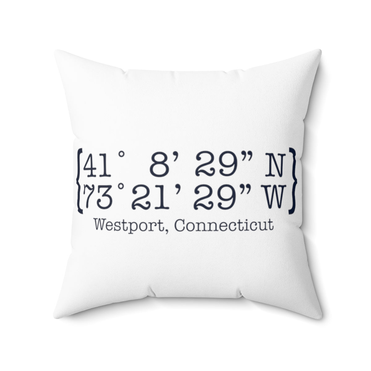 westport ct coordinates pillow