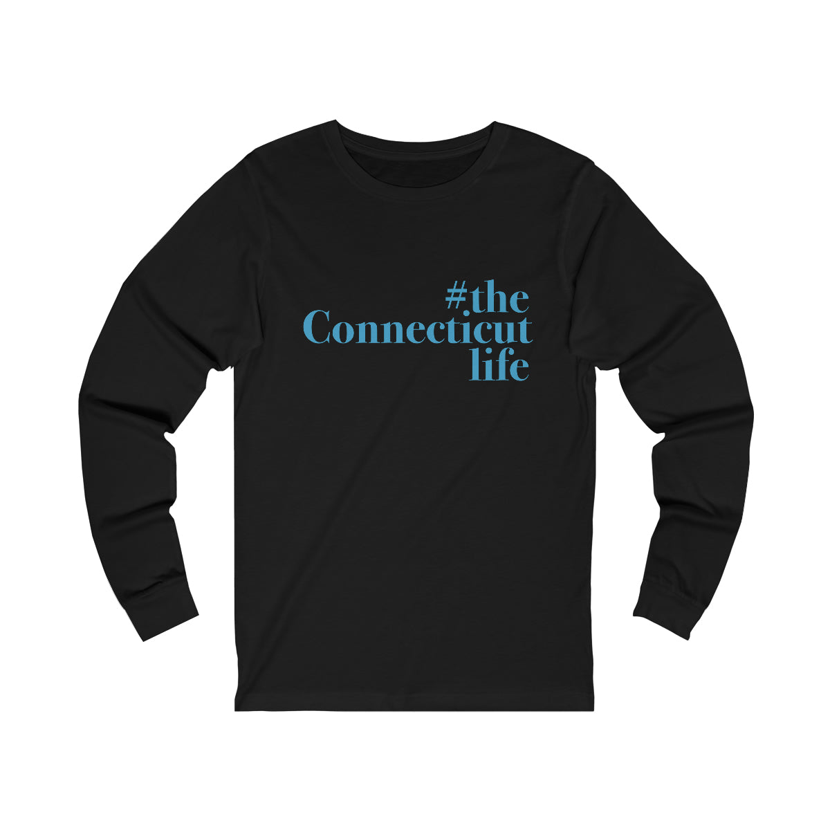 ct / connecticut unisex long sleeve tee shirt